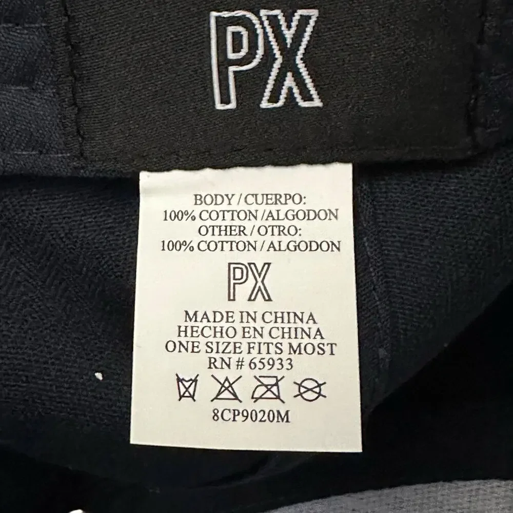 PX 100% Cotton ball cap. One size‎ fits most Navy Adjustable see pictures - Picture 5 of 6